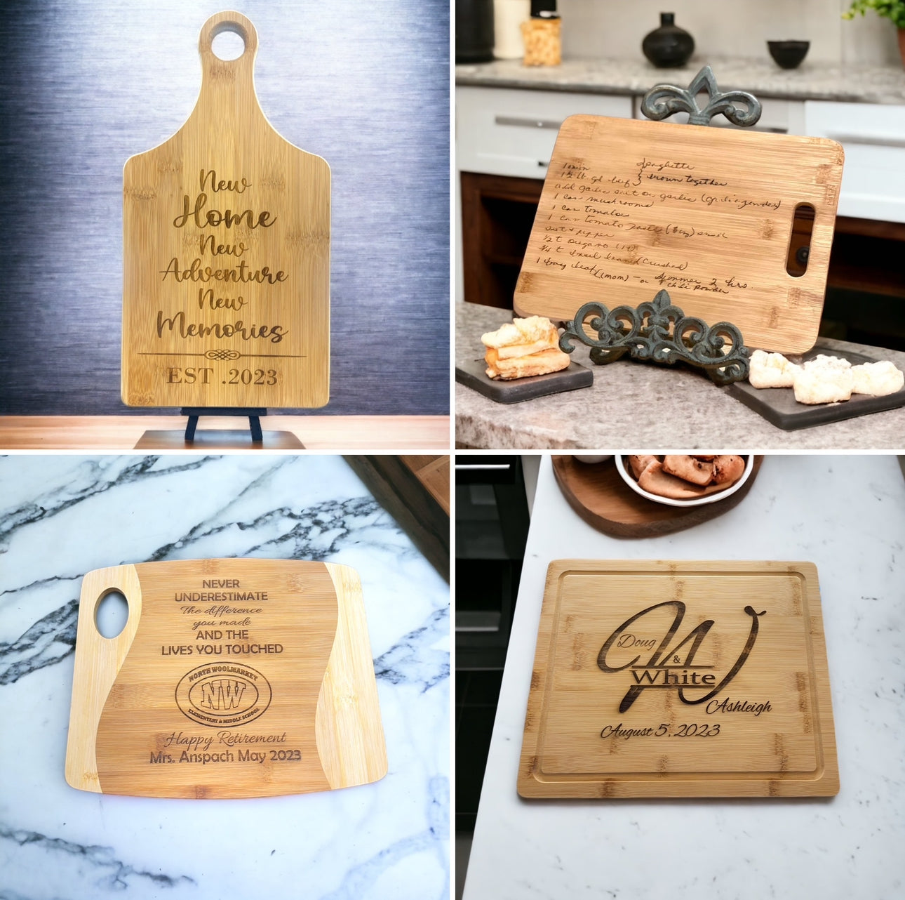 Personalized Cutting Boards.