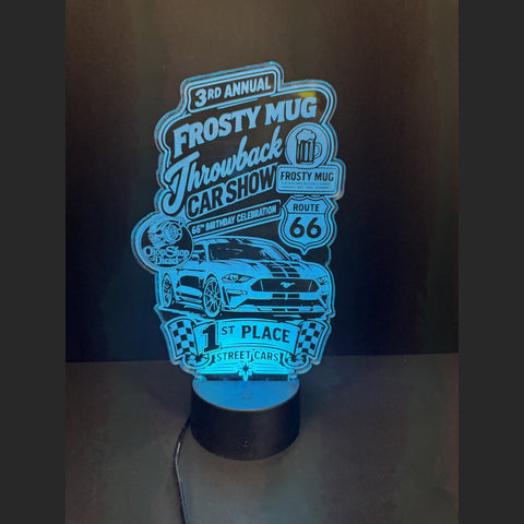 Custom LED light-up acrylic signs