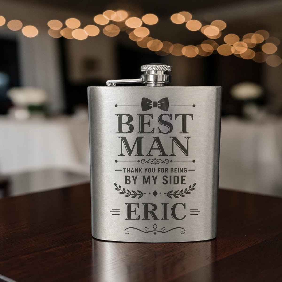 Custom Engraved 6 oz Flask