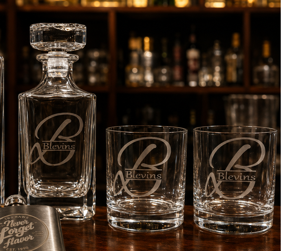 750ML Glass Decanter Set