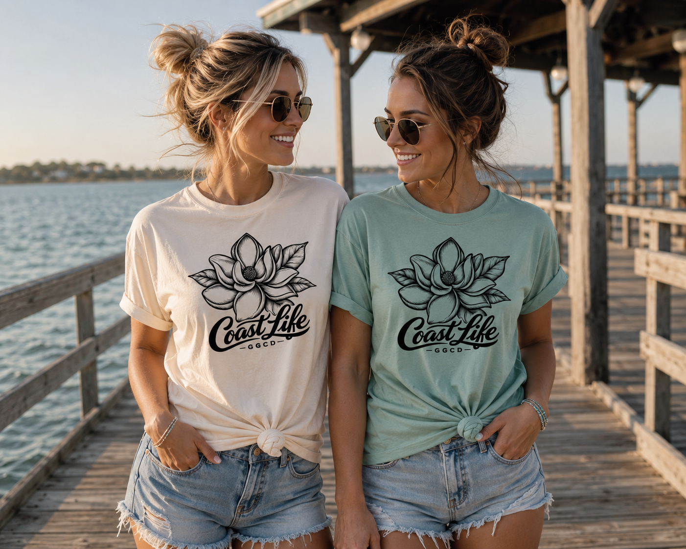 Coast Life Magnolia Tee — GGCD Collection