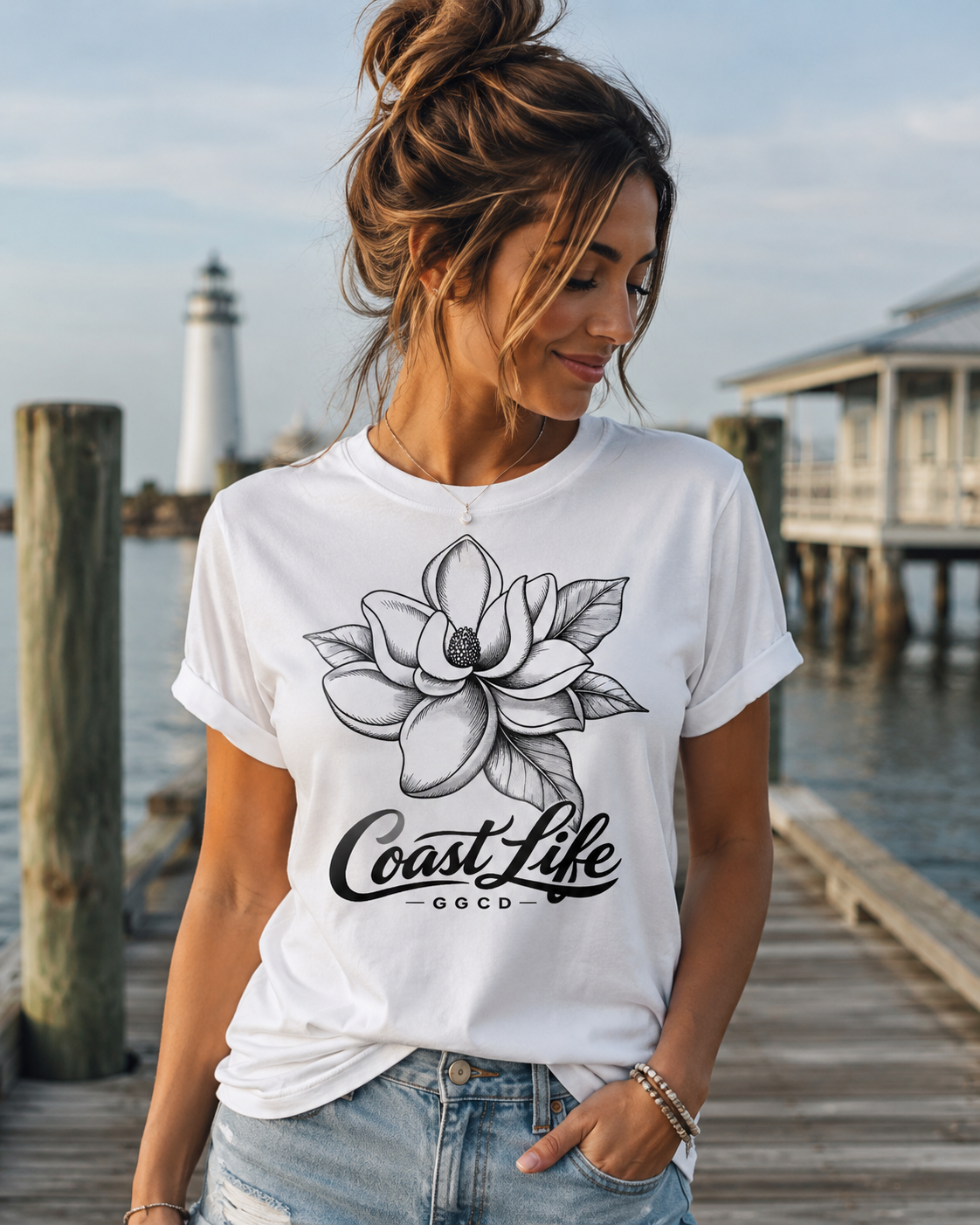 Coast Life Magnolia Tee — GGCD Collection