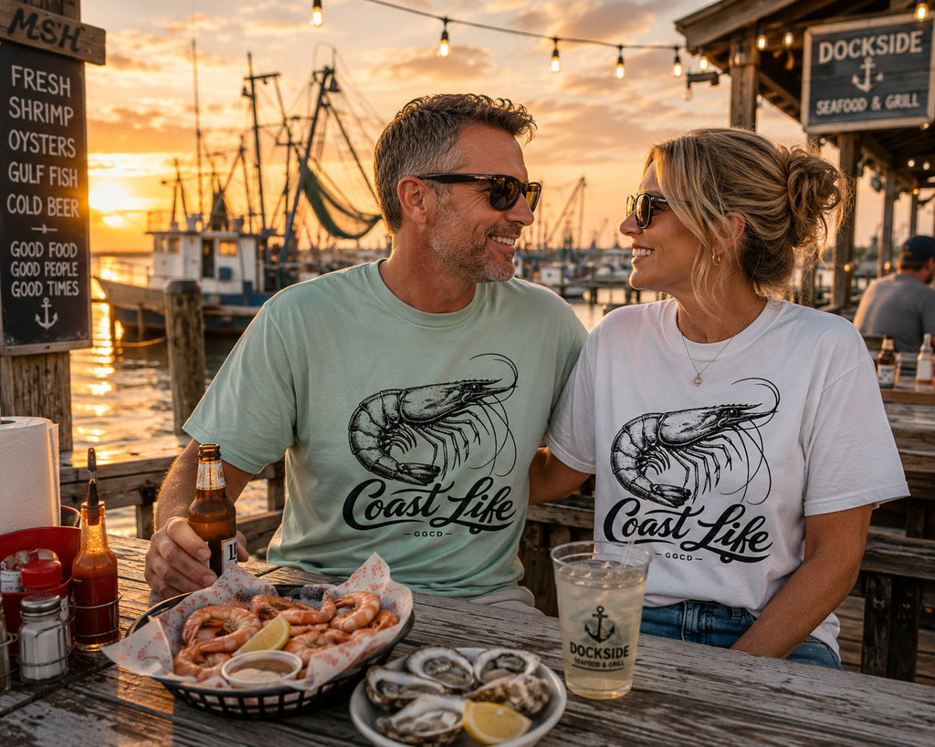 Coast Life Shrimp Tee — GGCD Collection