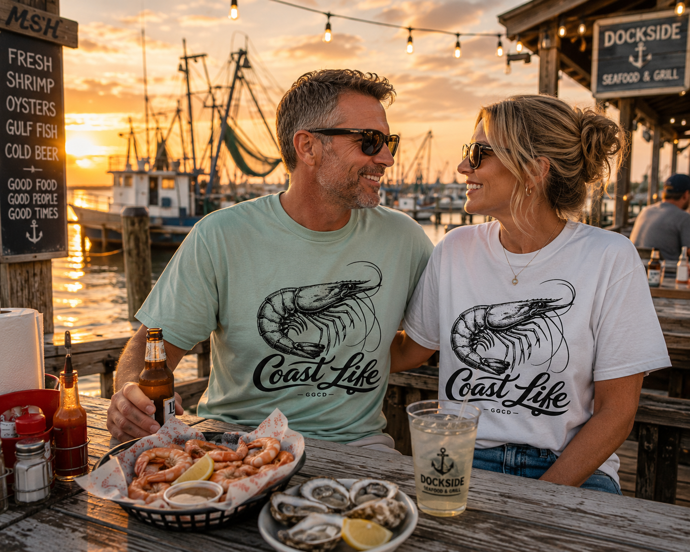 Coast Life Shrimp Tee — GGCD Collection