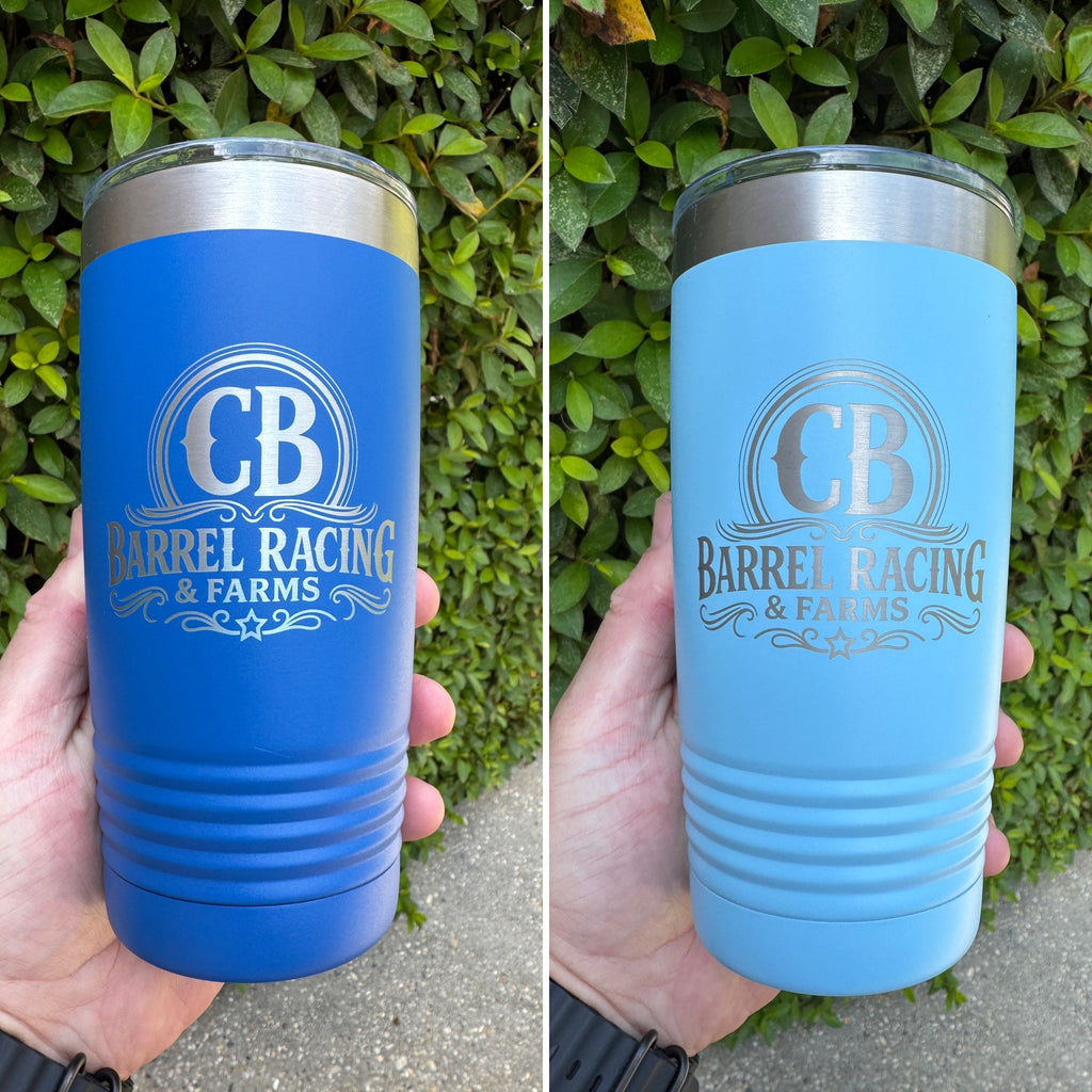 Custom Engraved Stainless Steel Tumbler – 20 oz