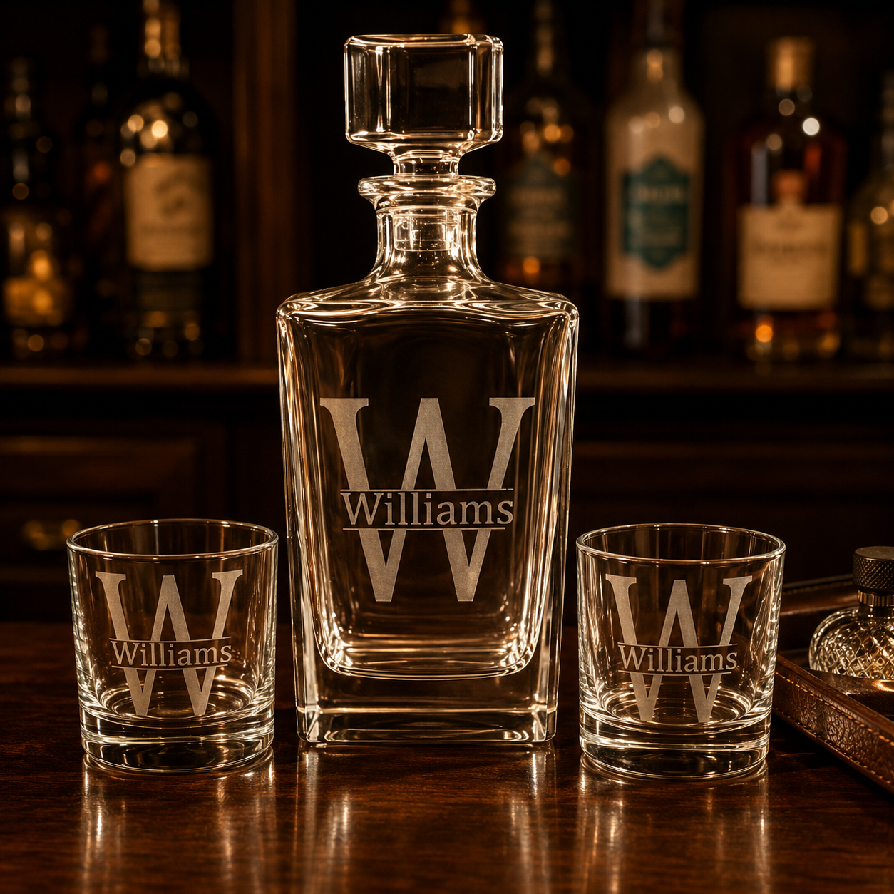810ML Glass Decanter Set