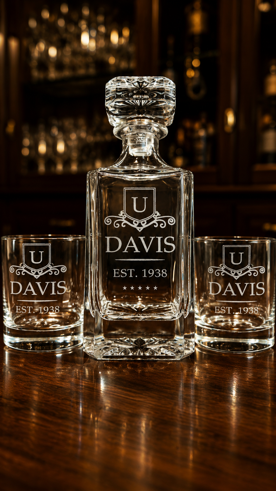 750ML Glass Decanter Set