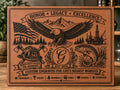 Custom Leatherette Plaque 9x12