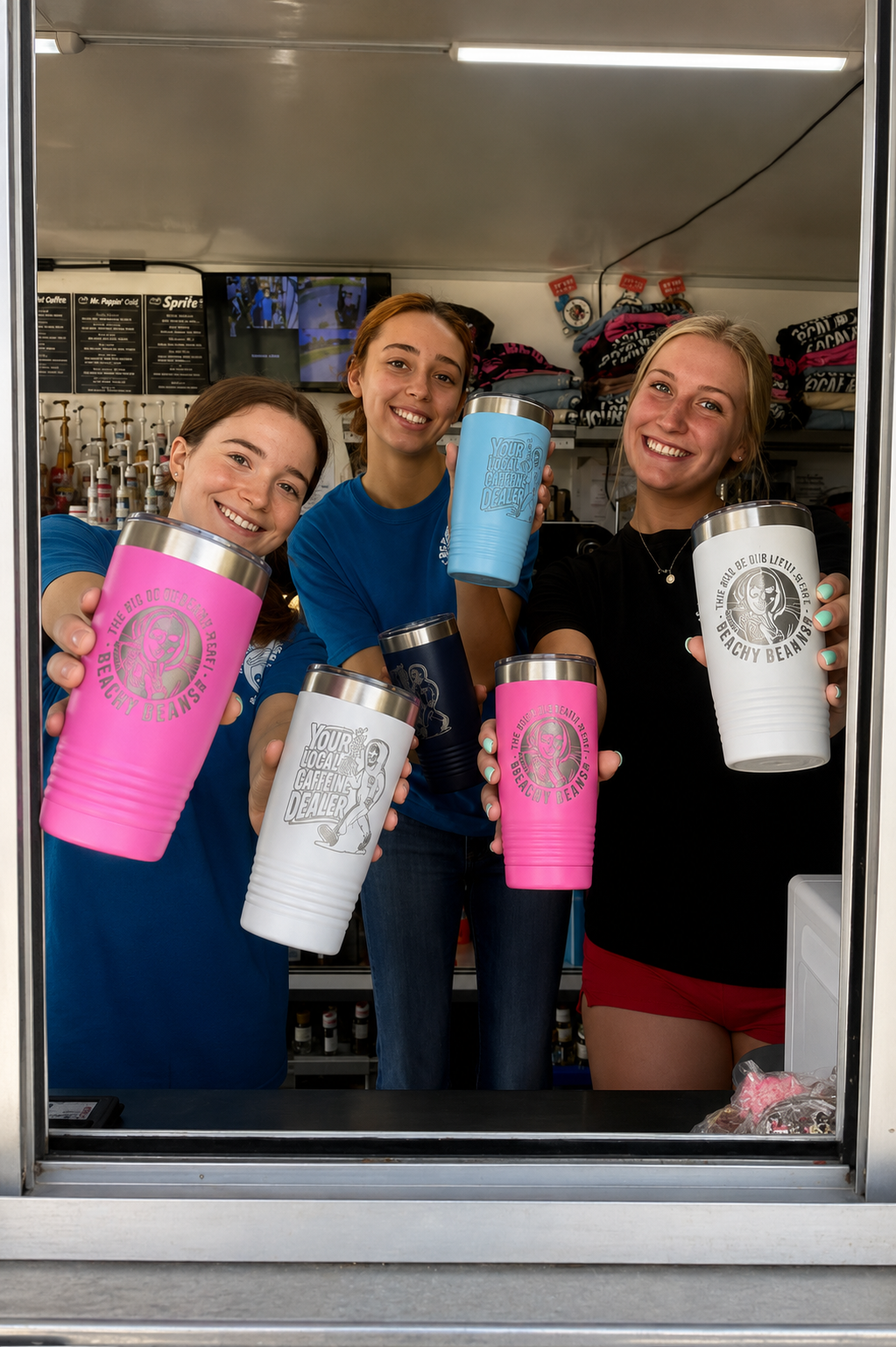 Custom Engraved Stainless Steel Tumbler – 20 oz