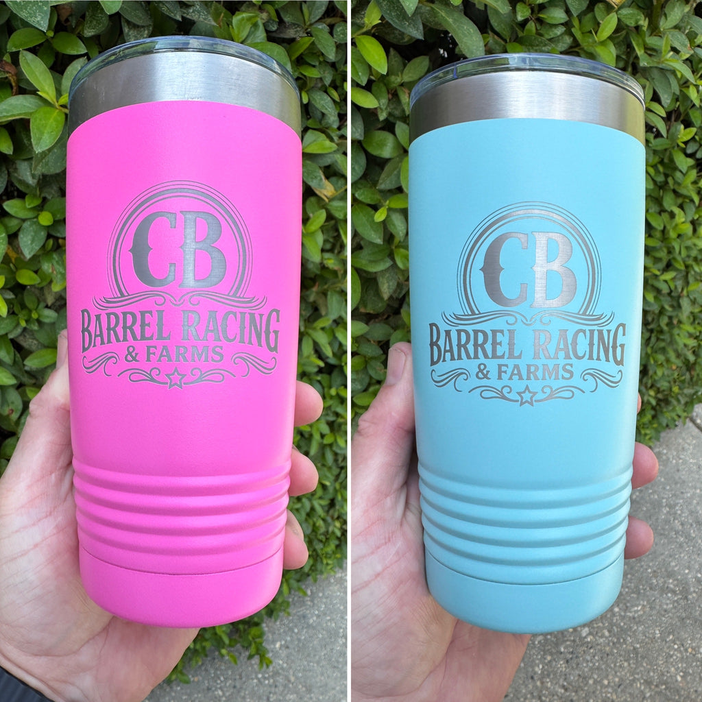 Custom Engraved Stainless Steel Tumbler – 20 oz