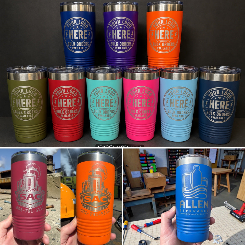 Custom Engraved Stainless Steel Tumbler – 20 oz