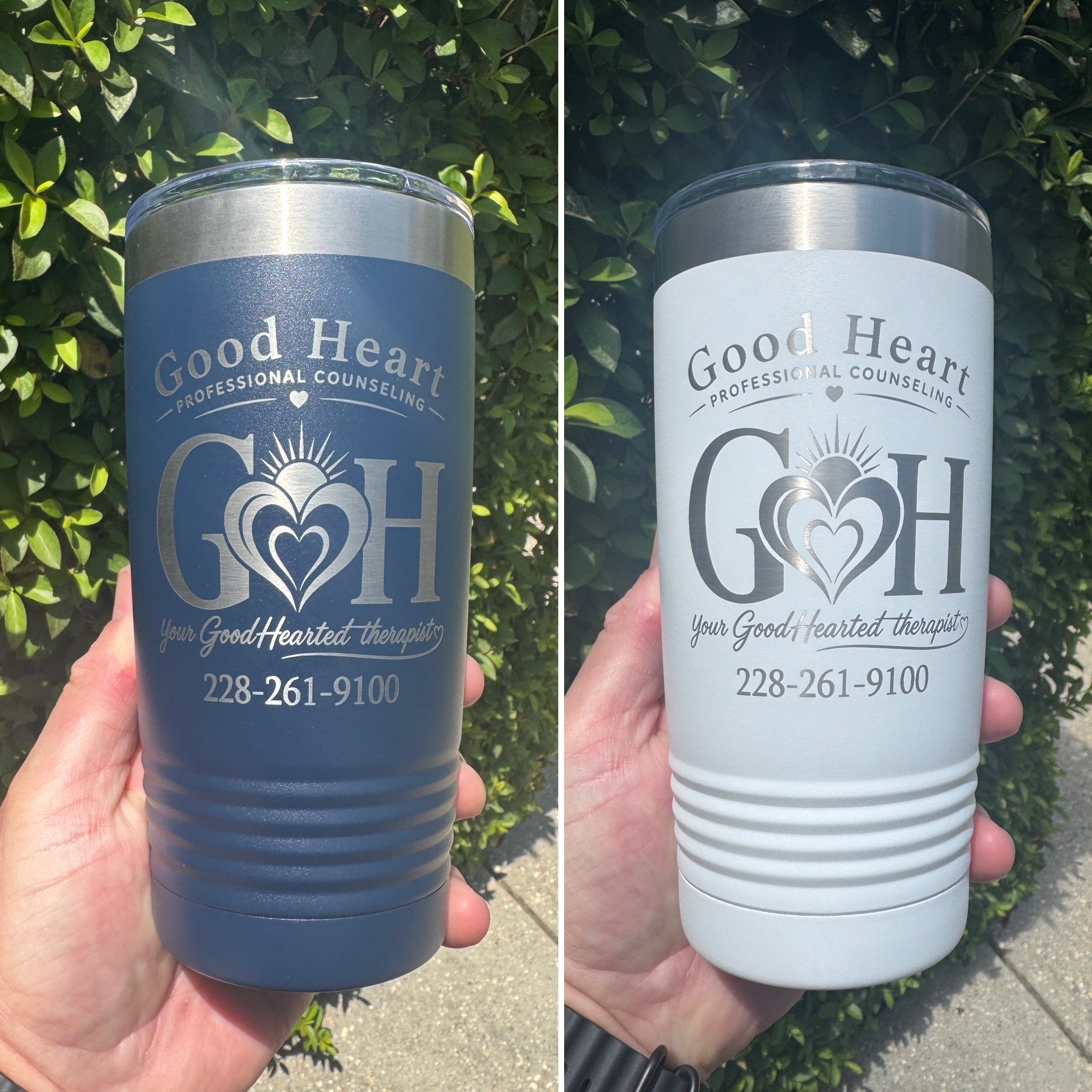Custom Engraved Stainless Steel Tumbler – 20 oz
