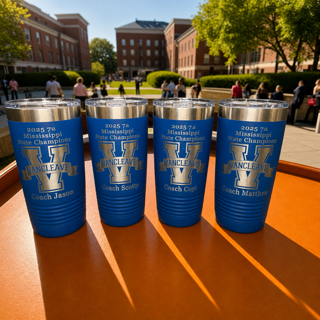Custom Engraved Stainless Steel Tumbler – 20 oz