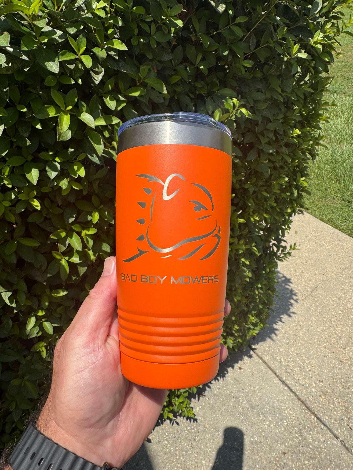 Customer-Provided Tumbler Engraving