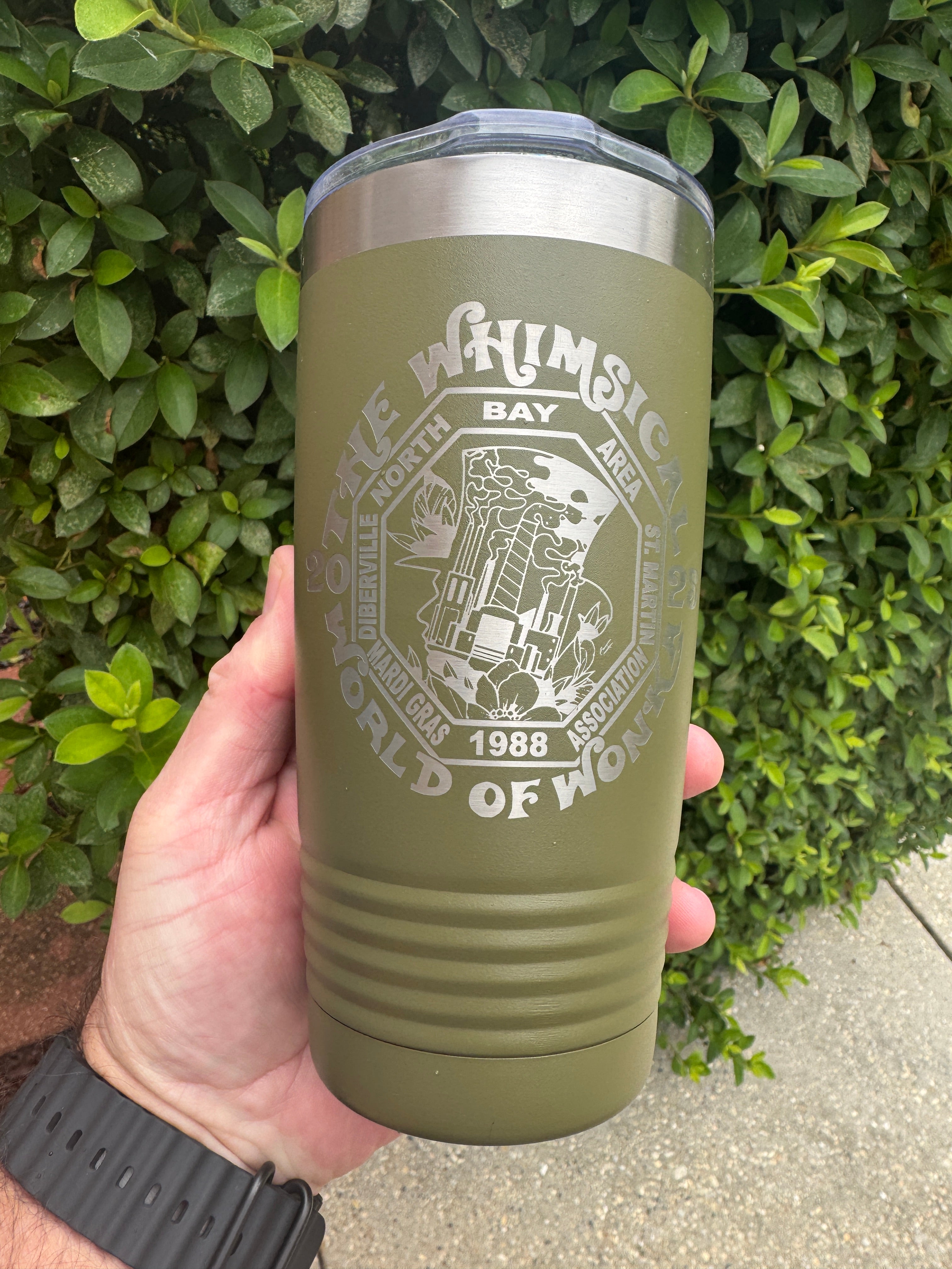 Custom Engraved Stainless Steel Tumbler – 20 oz