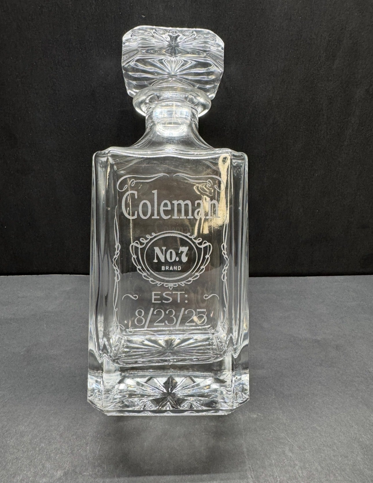 750ML Glass Decanter