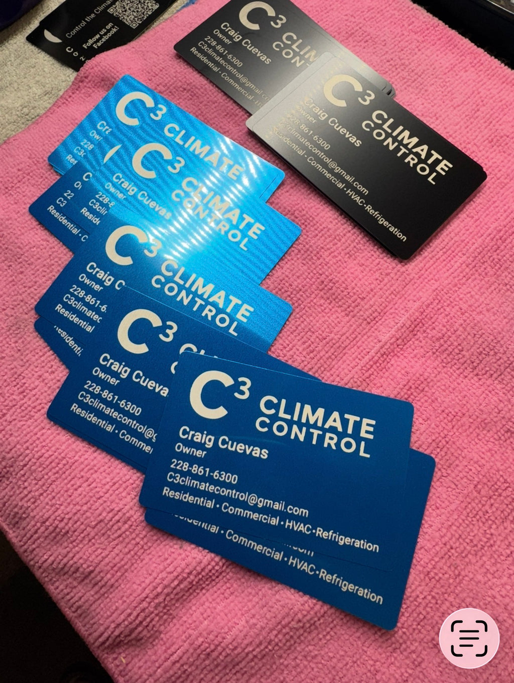 Custom Metal Business Cards