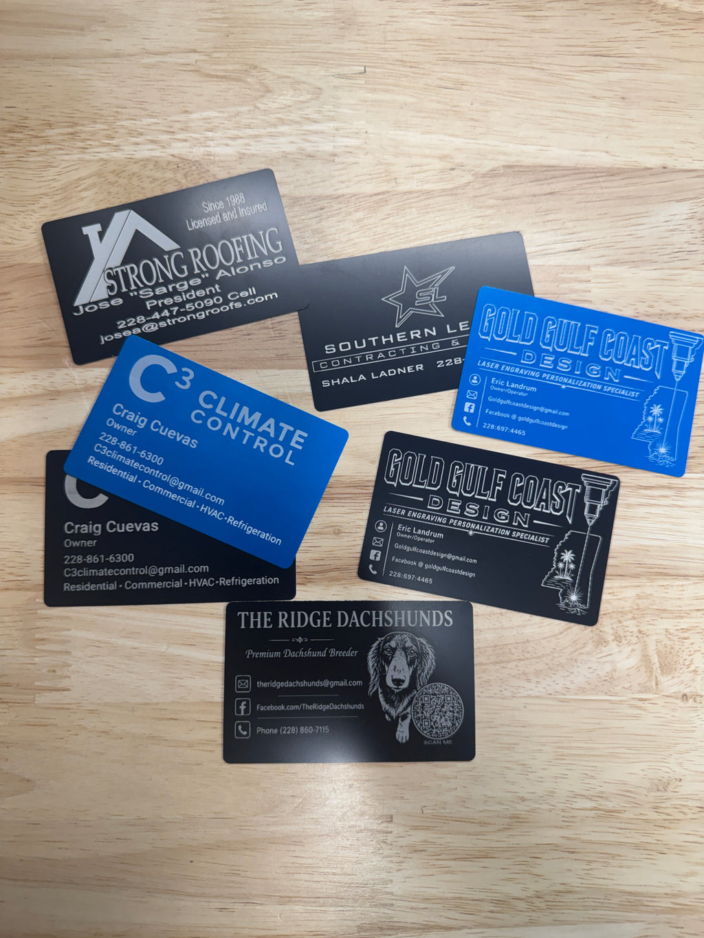 Custom Metal Business Cards
