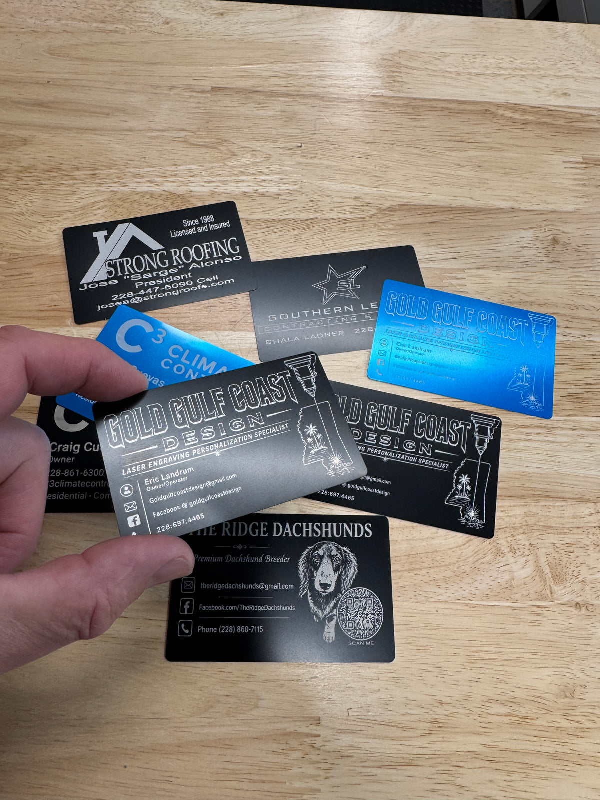Custom Metal Business Cards