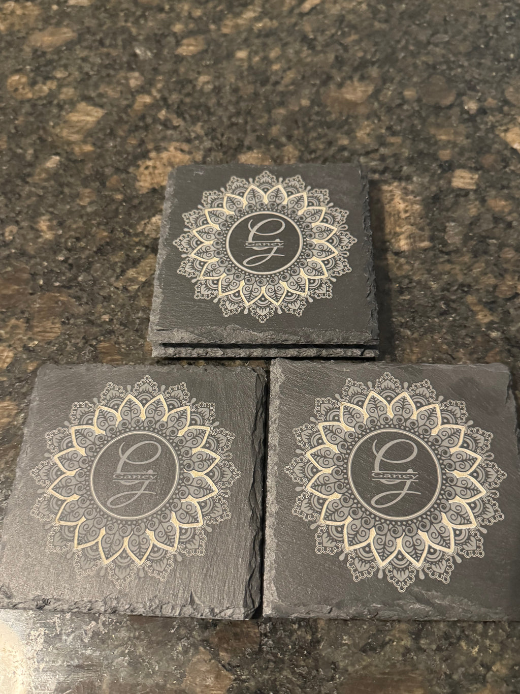 Custom Slate Coasters (Set of 4)
