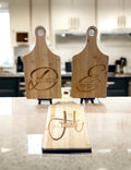Personalized Bamboo Paddle Cutting Board – 13.5" x 7"
