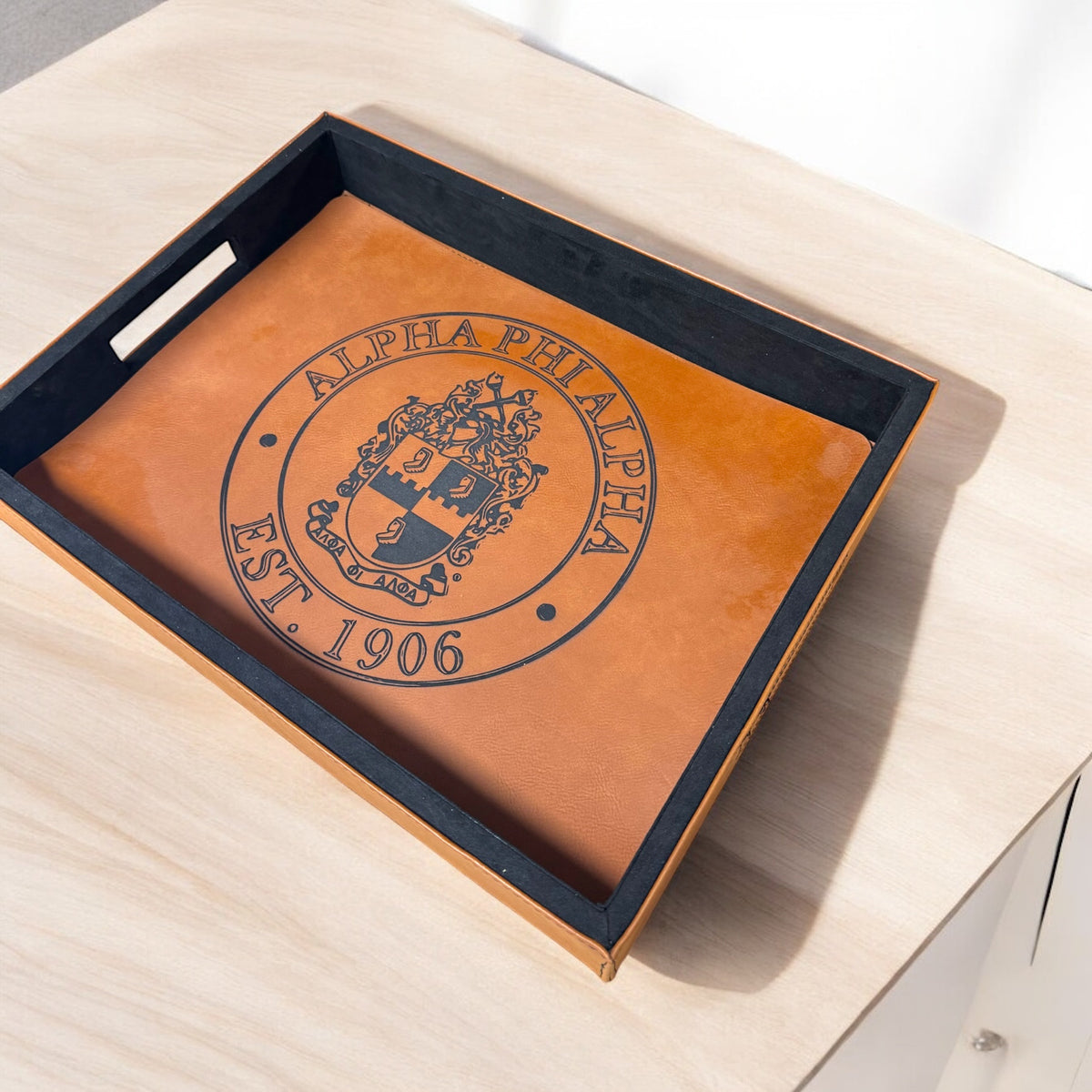 Custom Leatherette Serving Tray