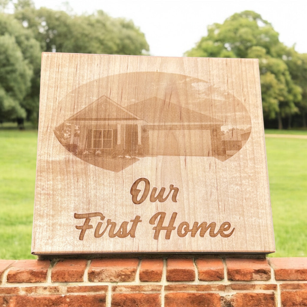 Custom Solid Maple Plaque (8x9)