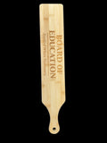 Personalized Bamboo Paddle Serving Board – 22" x 4"