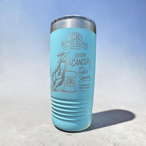 Custom Engraved Stainless Steel Tumbler – 20 oz