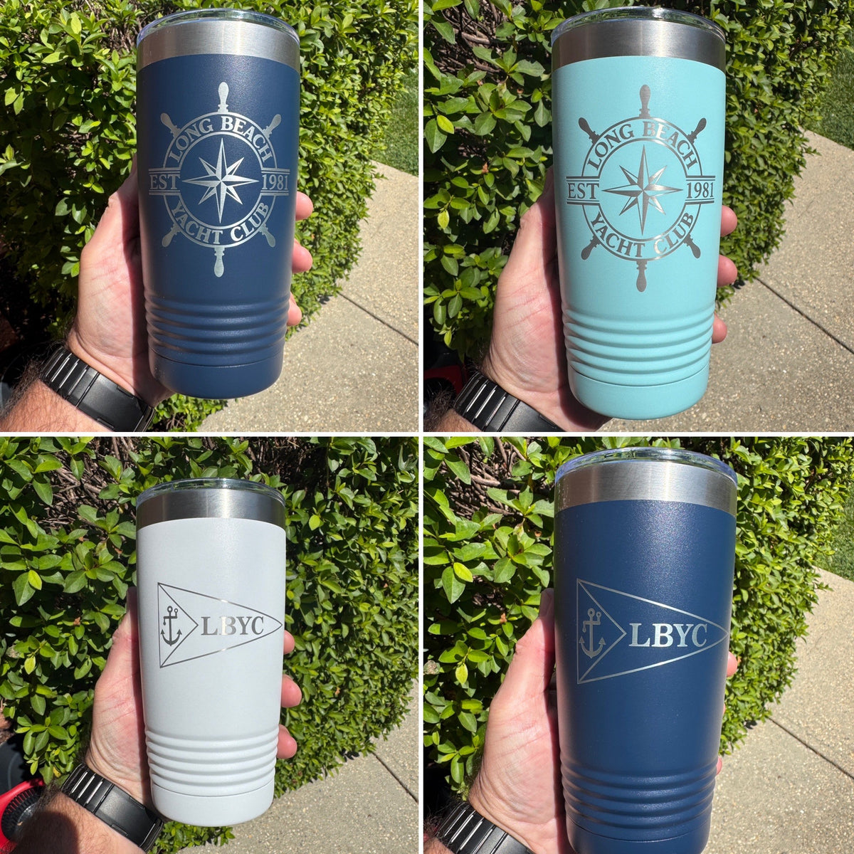 Custom Engraved Stainless Steel Tumbler – 20 oz